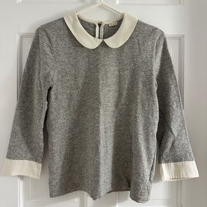 Peter Pan collar j crew shirt
